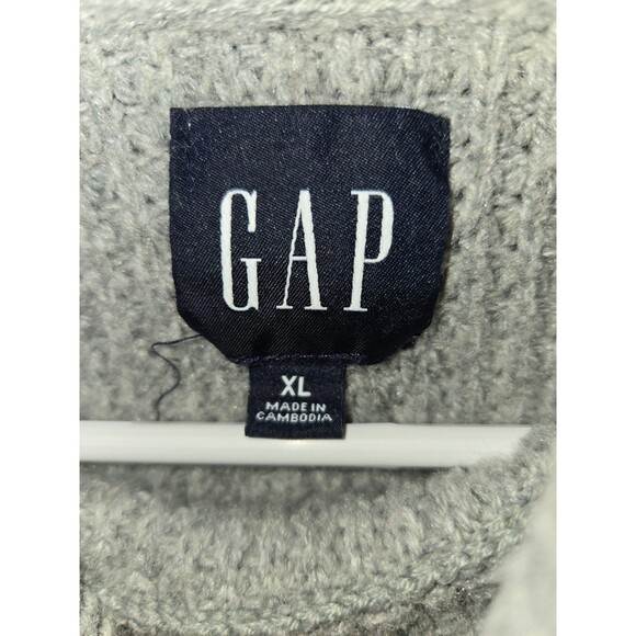 GAP Women's Rib-Knit Turtleneck Sweater XL - Picture 3 of 5